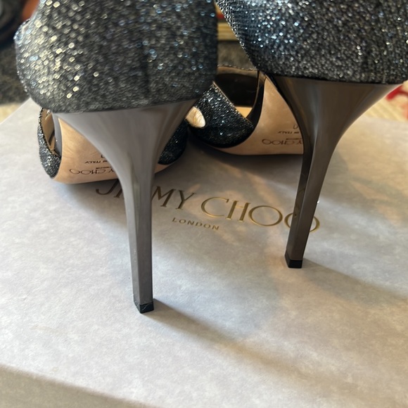 Jimmy Choo Azia glitter high heels size 40 - Picture 5 of 12
